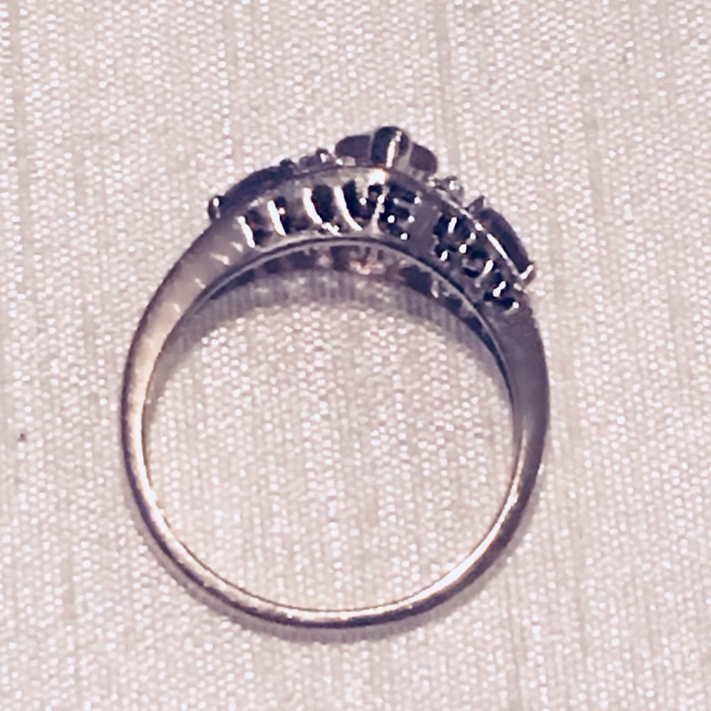 Lovely AMETHYST AND DIAMOND RING♥️💍 - Picture 2 of 4